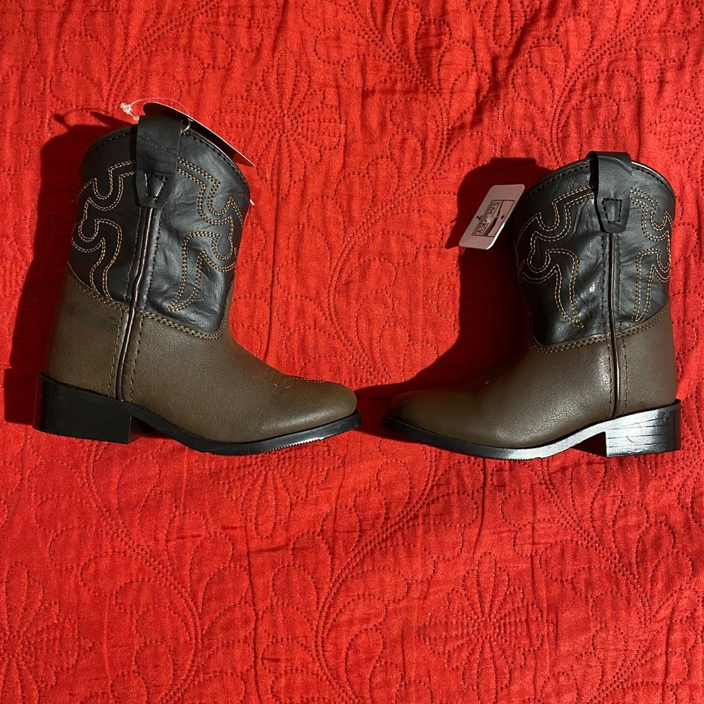 RD Style Black and Brown Boots